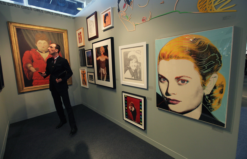 Chowaiki’s gallery featured works by Andy Warhol, Cindy Sherman, and Pablo Picasso.